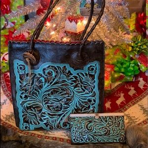 Patricia Nash Purse & Wallet Set